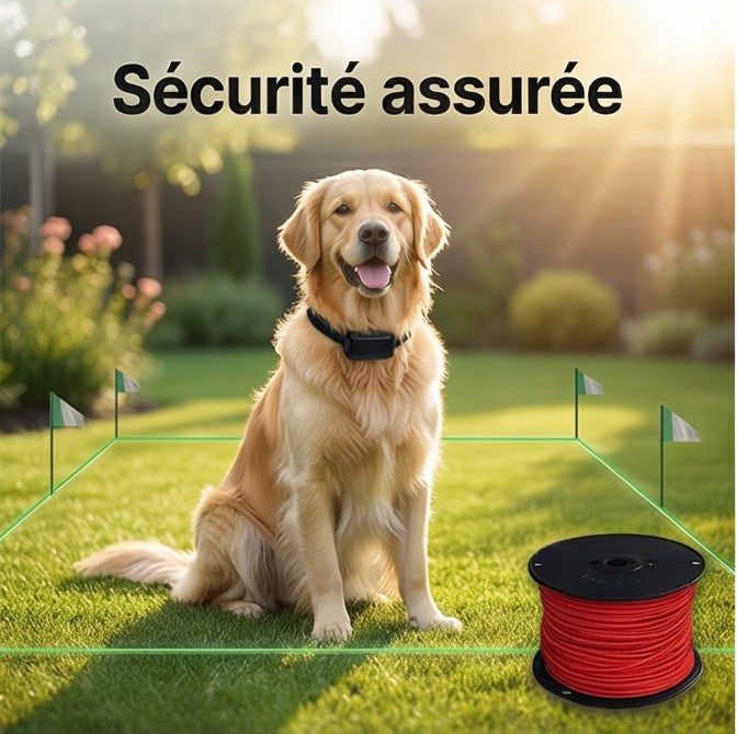 Clôture Souterraine Électrique Chien – Système de Dressage