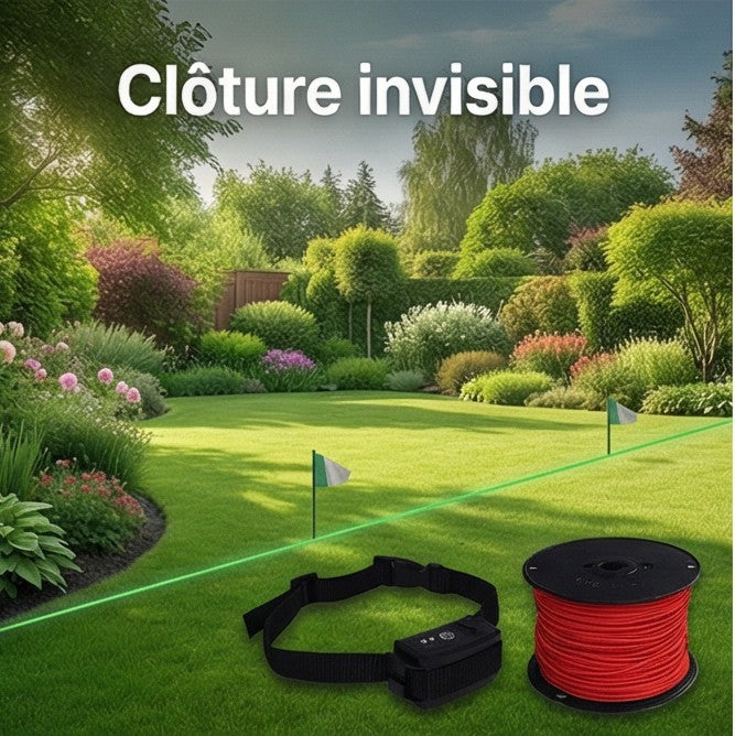 Clôture Souterraine Électrique Chien – Système de Dressage